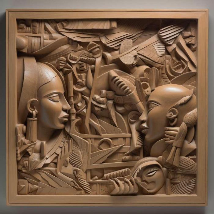 نموذج ثلاثي الأبعاد لآلة CNC 3D Art 